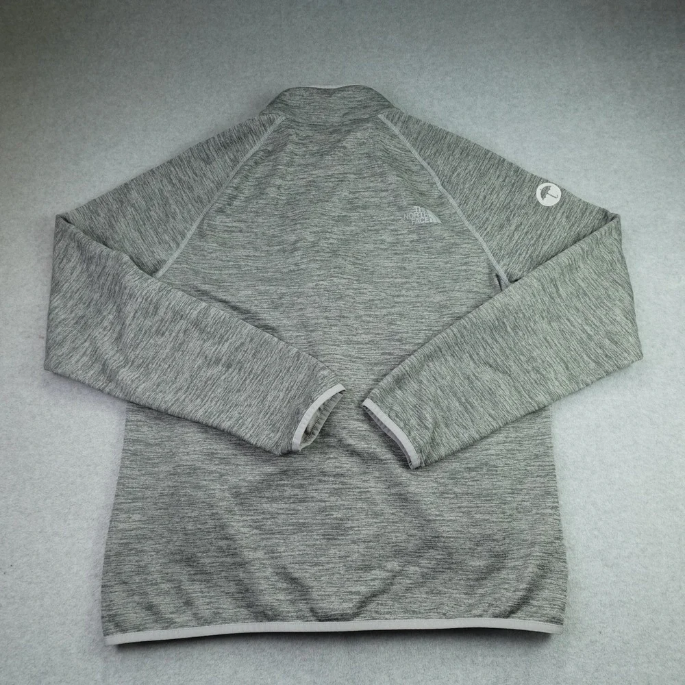 The North Face Jacket Mens Large Gray Heather Skyline Full Zip Fleece